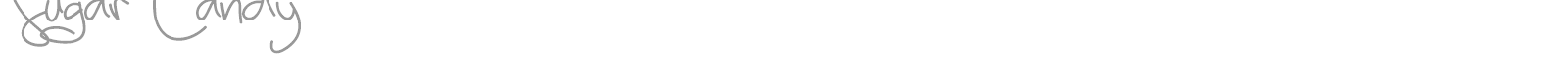 Sugar Candy Signature font preview